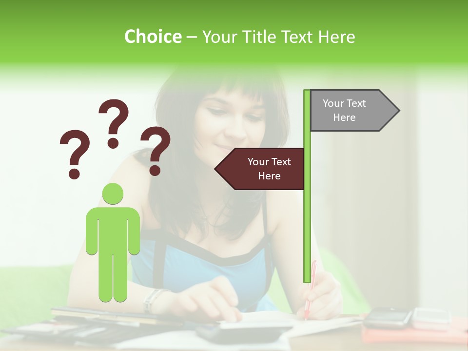 Meditate Interior Thoughtful PowerPoint Template