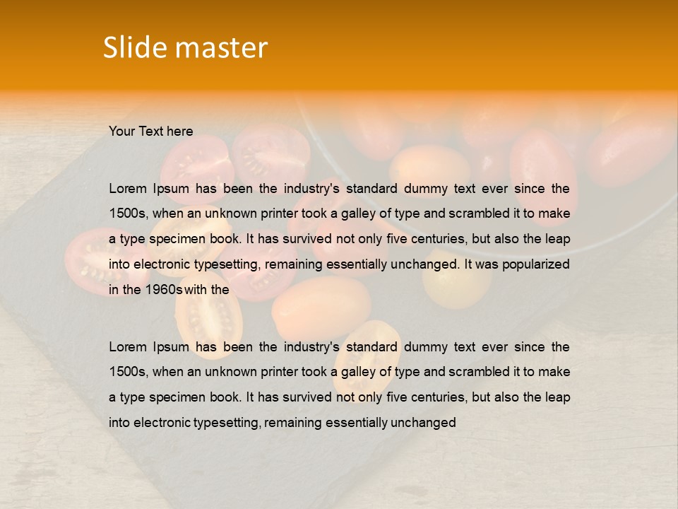 Wood Fresh Ripe PowerPoint Template