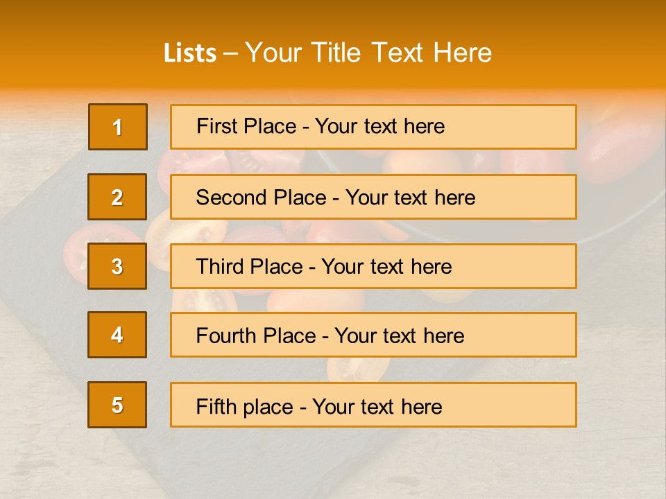 Wood Fresh Ripe PowerPoint Template