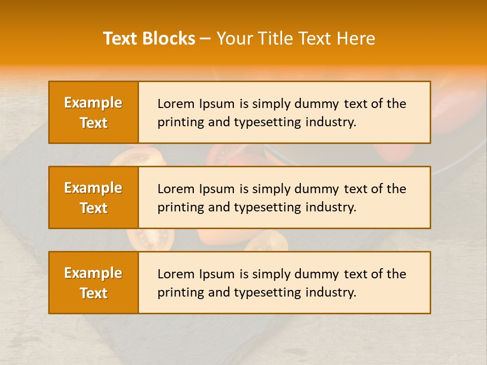 Wood Fresh Ripe PowerPoint Template