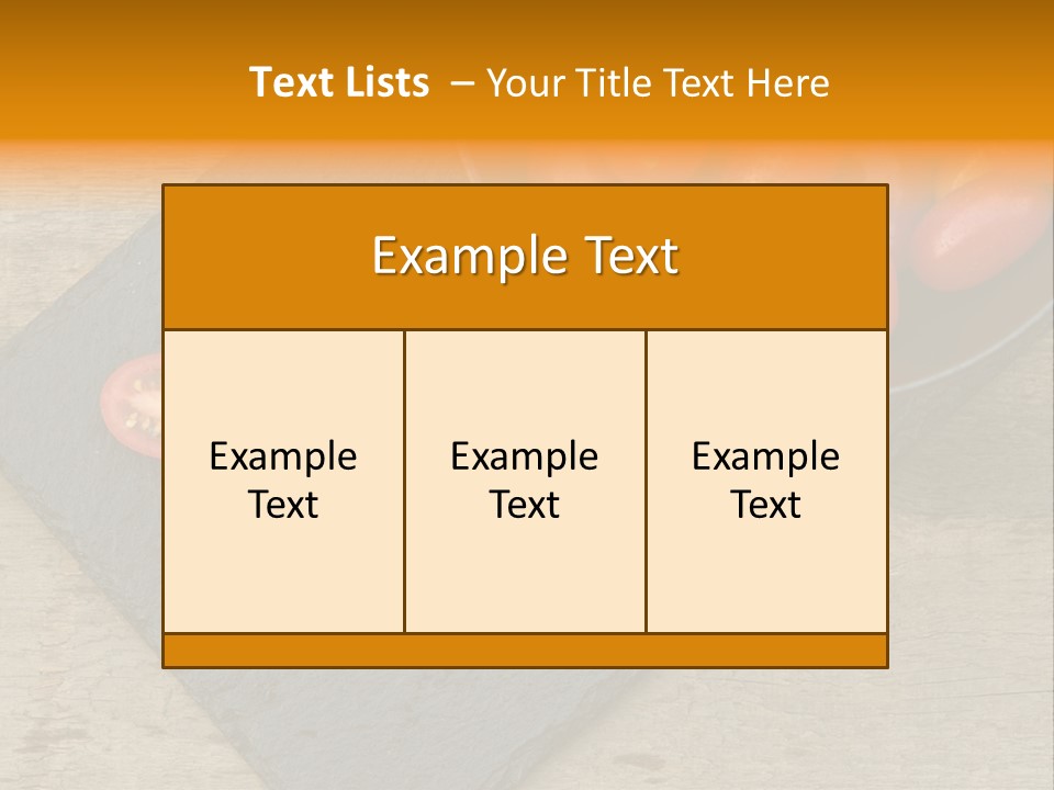 Wood Fresh Ripe PowerPoint Template
