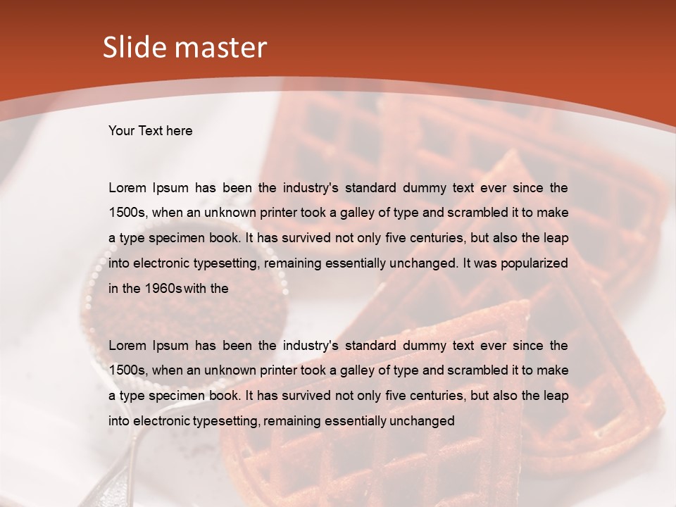 Biscuit Brown Diet PowerPoint Template