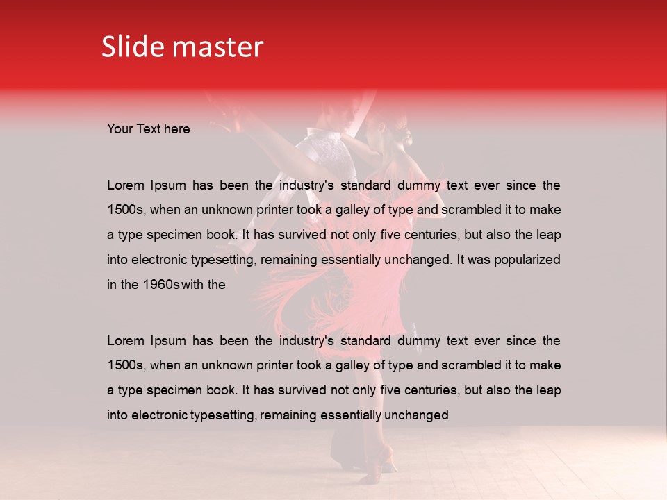 Passion Dance Ballet PowerPoint Template