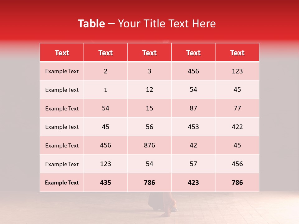 Passion Dance Ballet PowerPoint Template