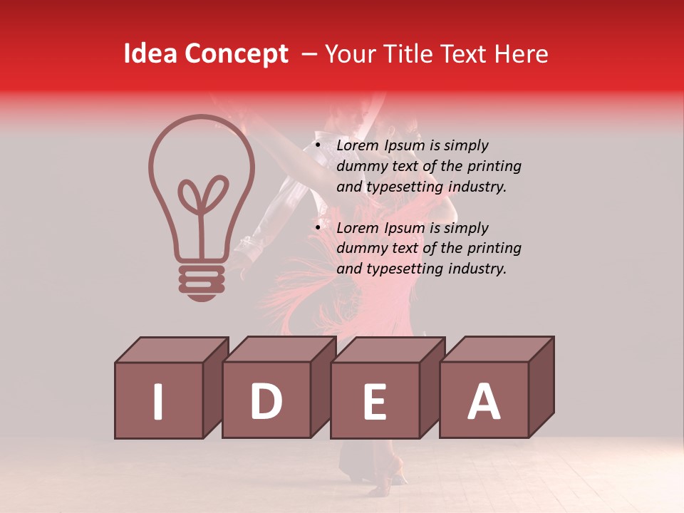 Passion Dance Ballet PowerPoint Template