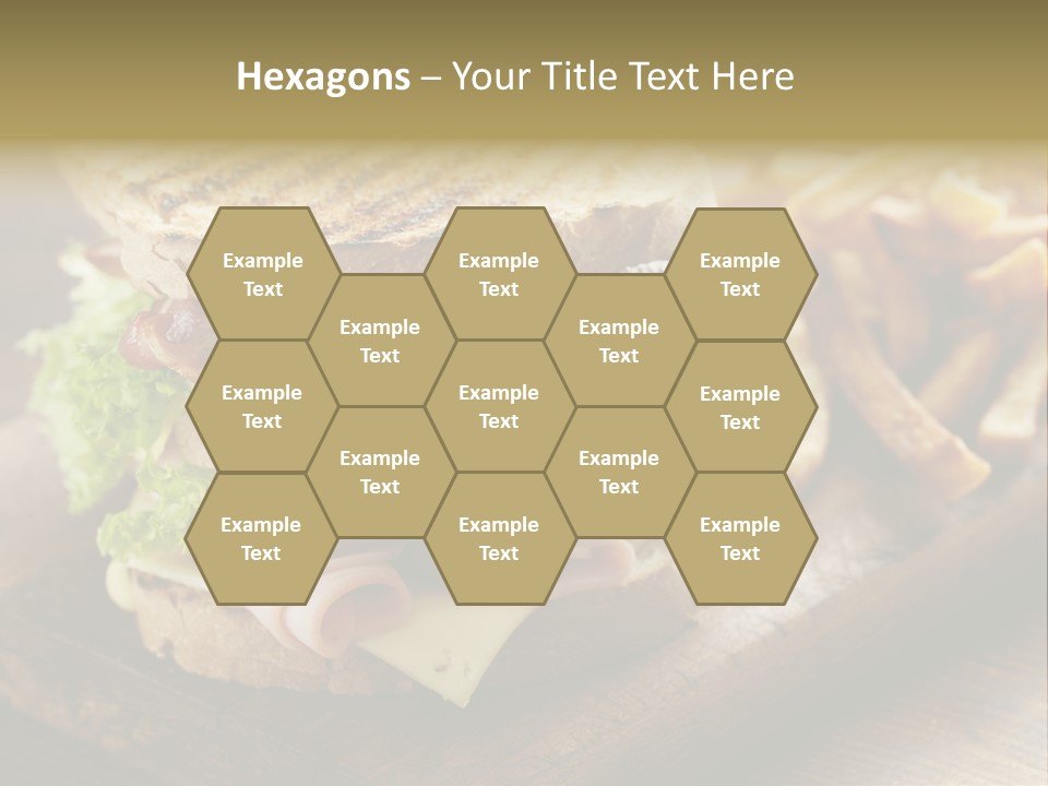 Cheese Toast Bread Blt PowerPoint Template