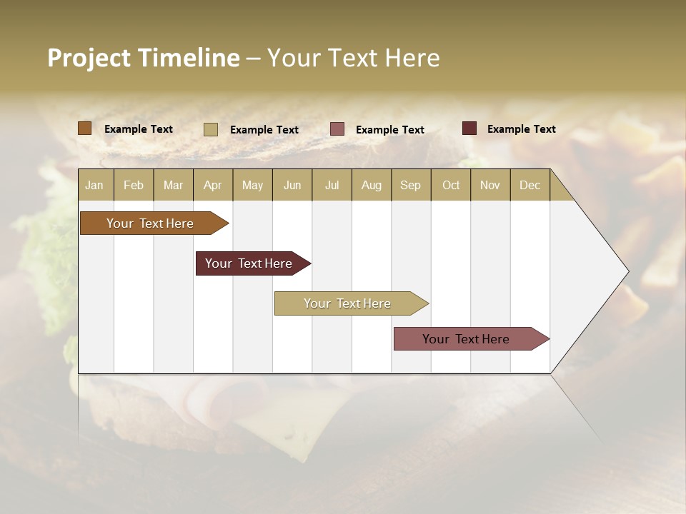 Cheese Toast Bread Blt PowerPoint Template