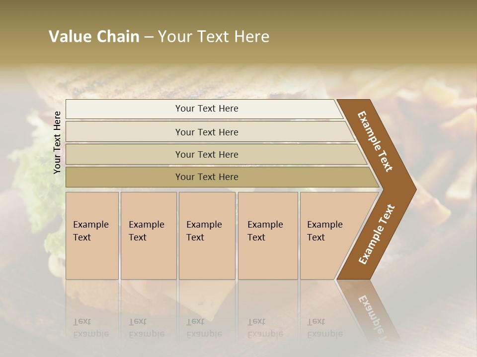 Cheese Toast Bread Blt PowerPoint Template