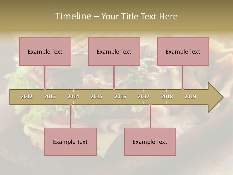 Cheese Toast Bread Blt PowerPoint Template