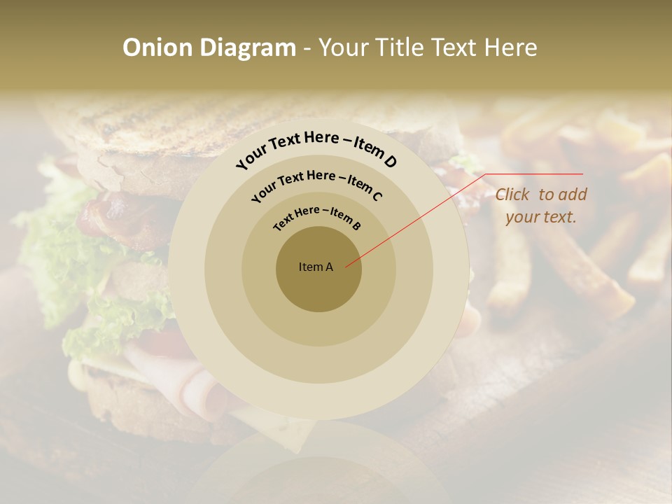 Cheese Toast Bread Blt PowerPoint Template