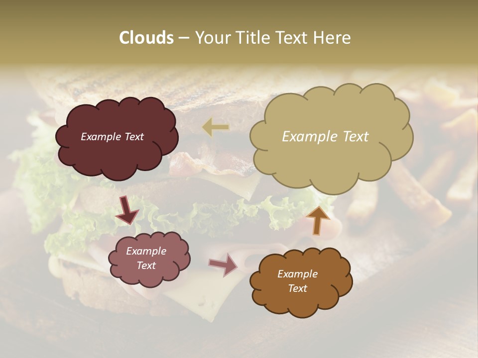 Cheese Toast Bread Blt PowerPoint Template