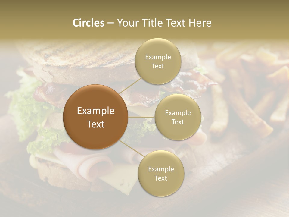 Cheese Toast Bread Blt PowerPoint Template