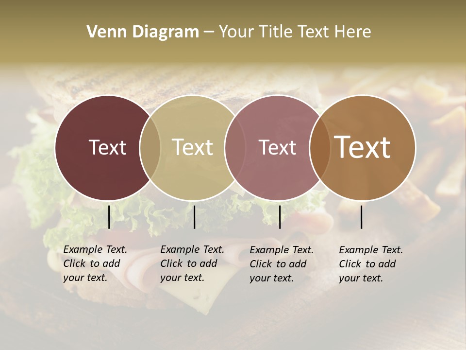 Cheese Toast Bread Blt PowerPoint Template