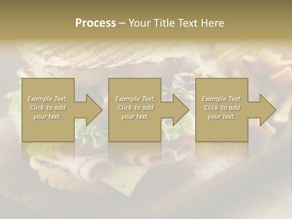 Cheese Toast Bread Blt PowerPoint Template