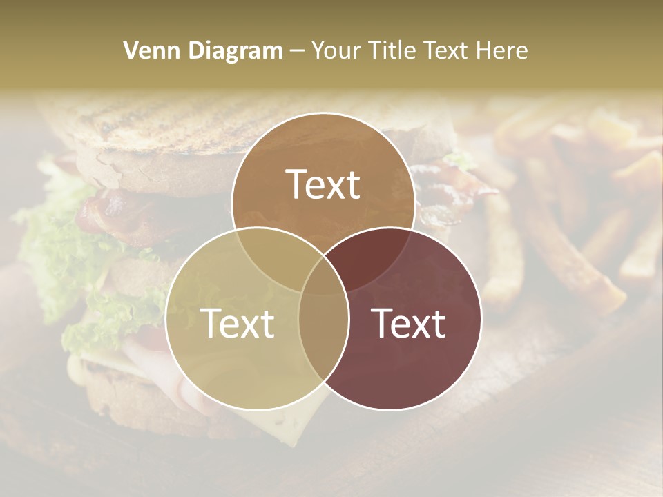 Cheese Toast Bread Blt PowerPoint Template