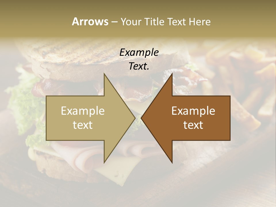 Cheese Toast Bread Blt PowerPoint Template