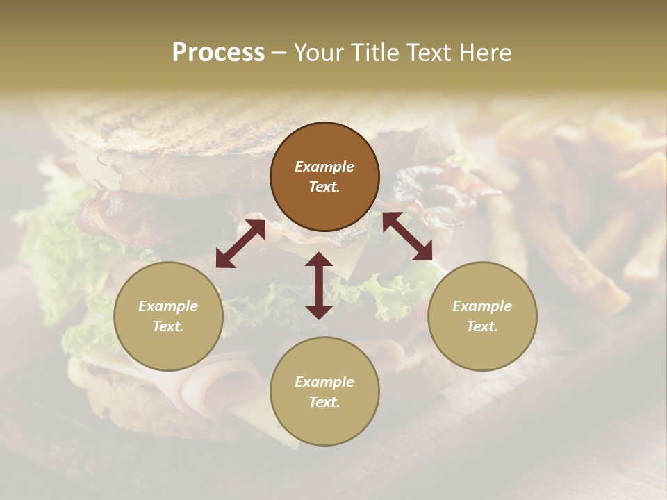 Cheese Toast Bread Blt PowerPoint Template