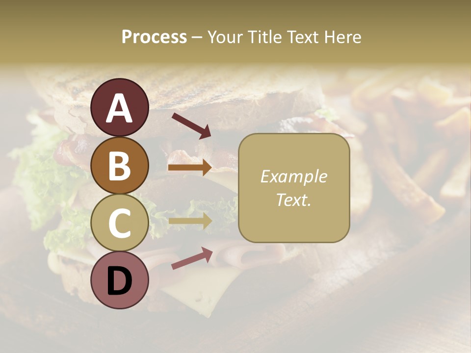 Cheese Toast Bread Blt PowerPoint Template