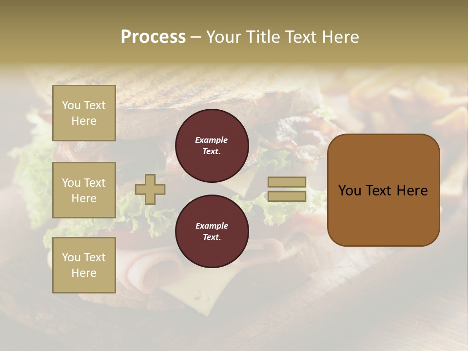 Cheese Toast Bread Blt PowerPoint Template