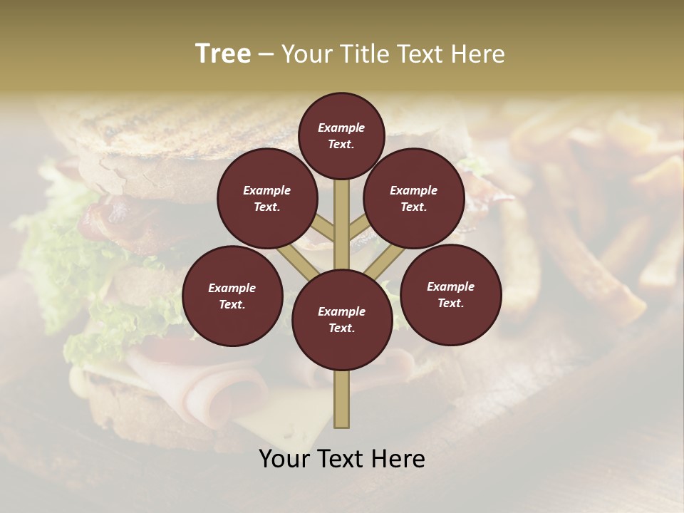 Cheese Toast Bread Blt PowerPoint Template