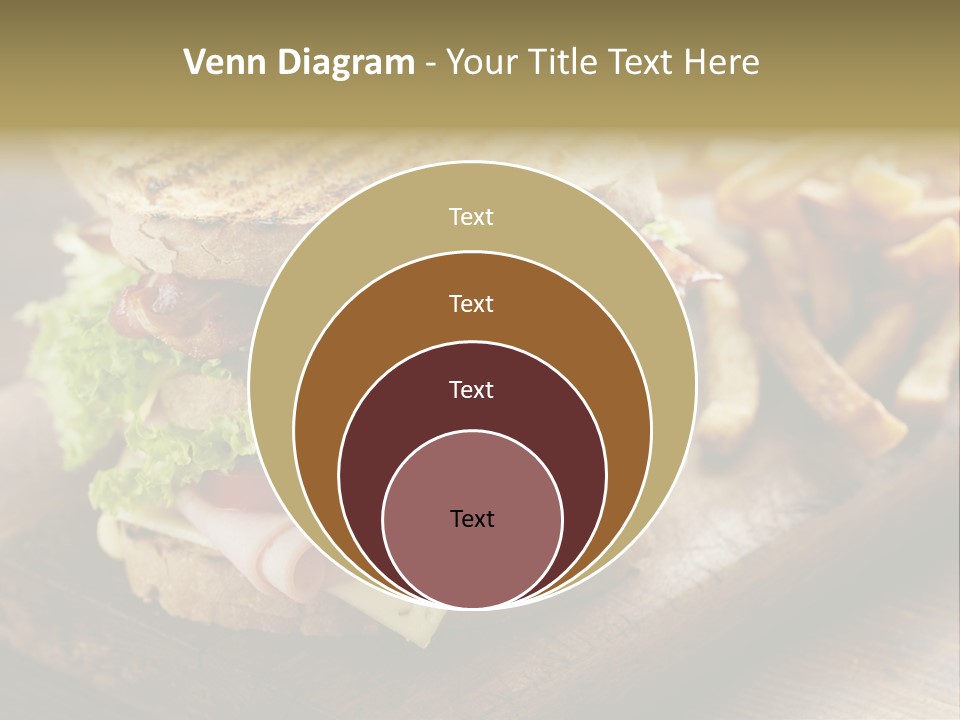 Cheese Toast Bread Blt PowerPoint Template