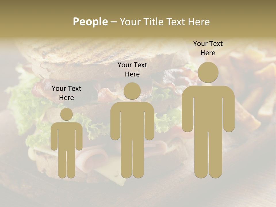 Cheese Toast Bread Blt PowerPoint Template