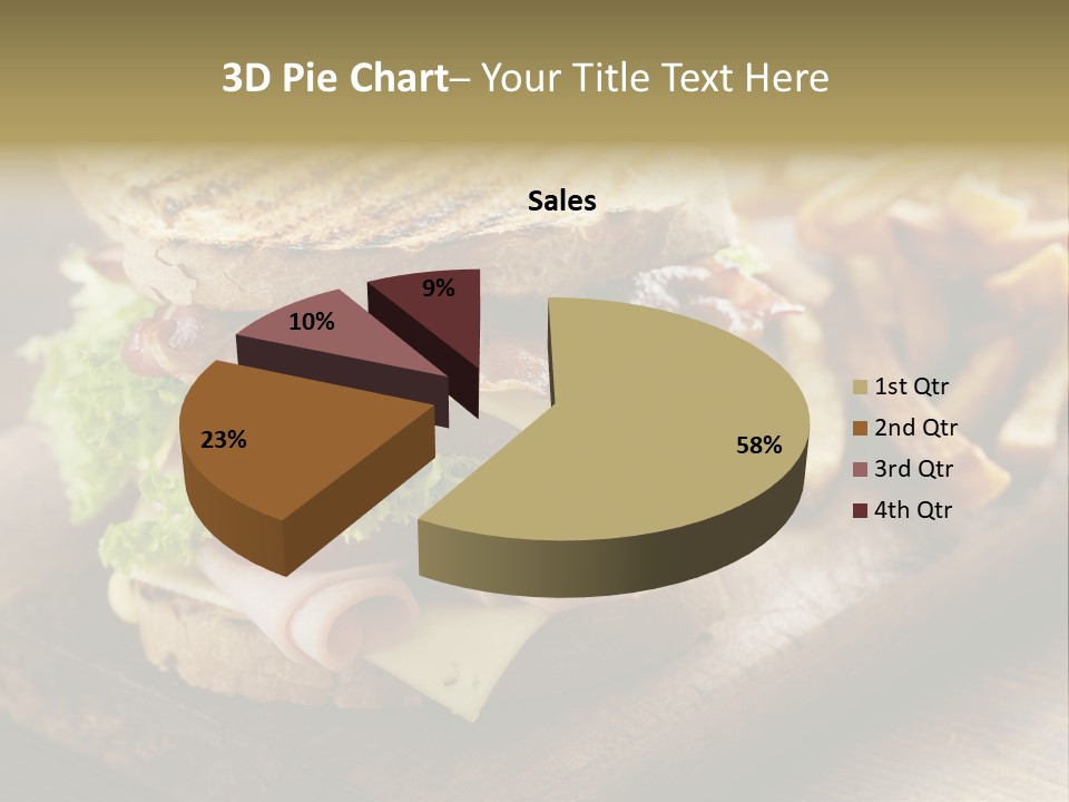 Cheese Toast Bread Blt PowerPoint Template
