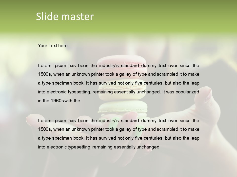 Luxury Hair Home Baked PowerPoint Template