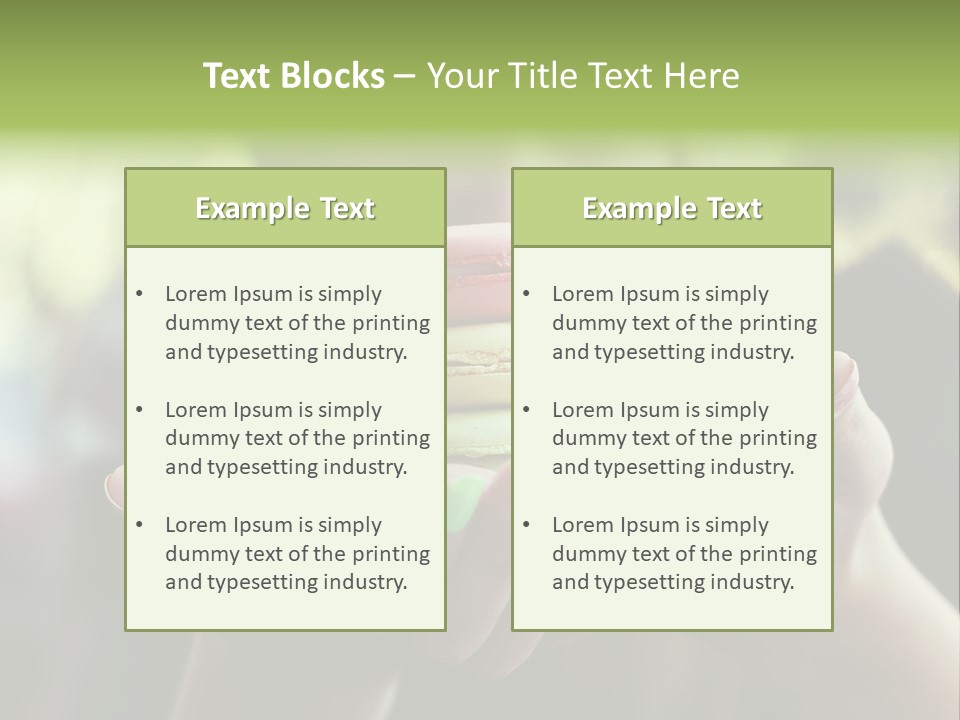 Luxury Hair Home Baked PowerPoint Template