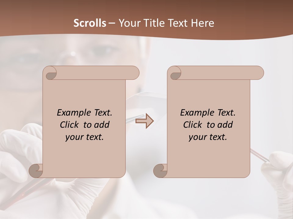 Research Piece Scientist PowerPoint Template