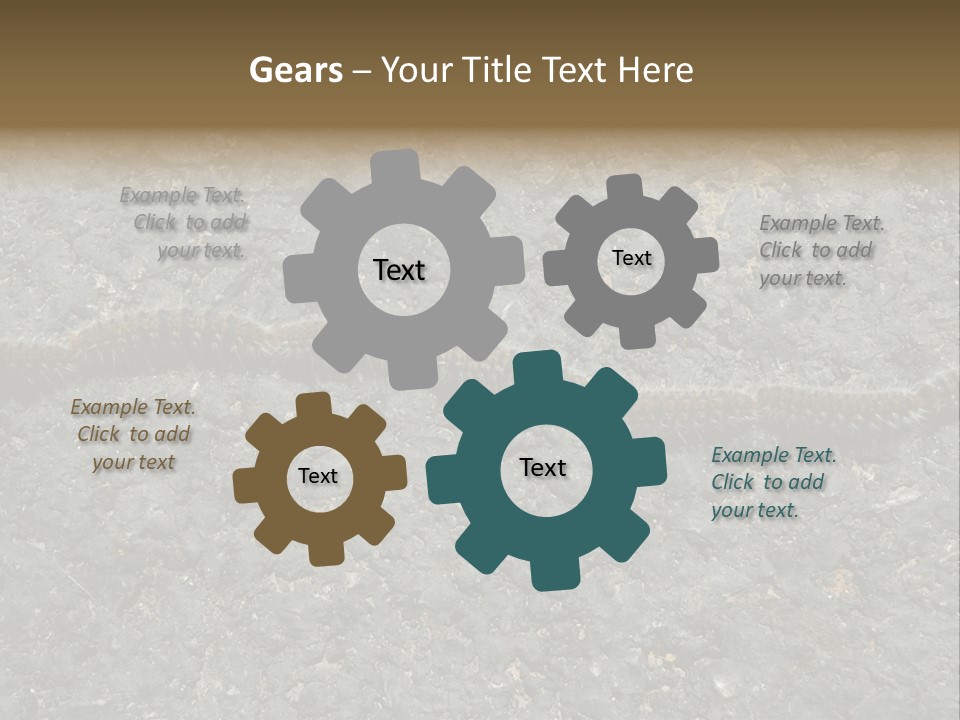 Processionary Pine Forest PowerPoint Template