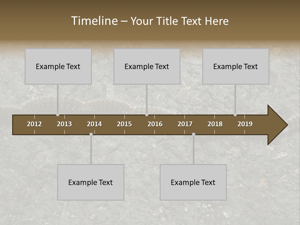 Processionary Pine Forest PowerPoint Template