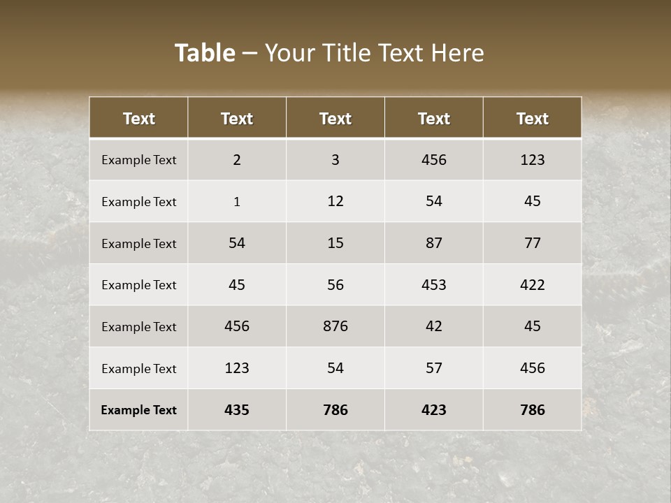 Processionary Pine Forest PowerPoint Template
