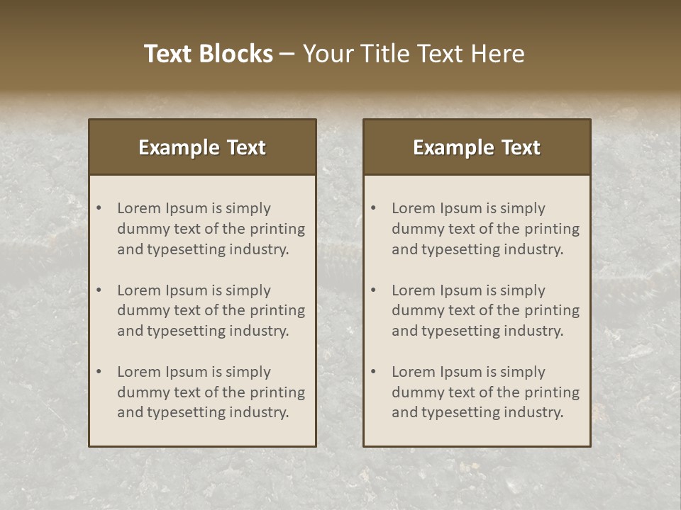 Processionary Pine Forest PowerPoint Template