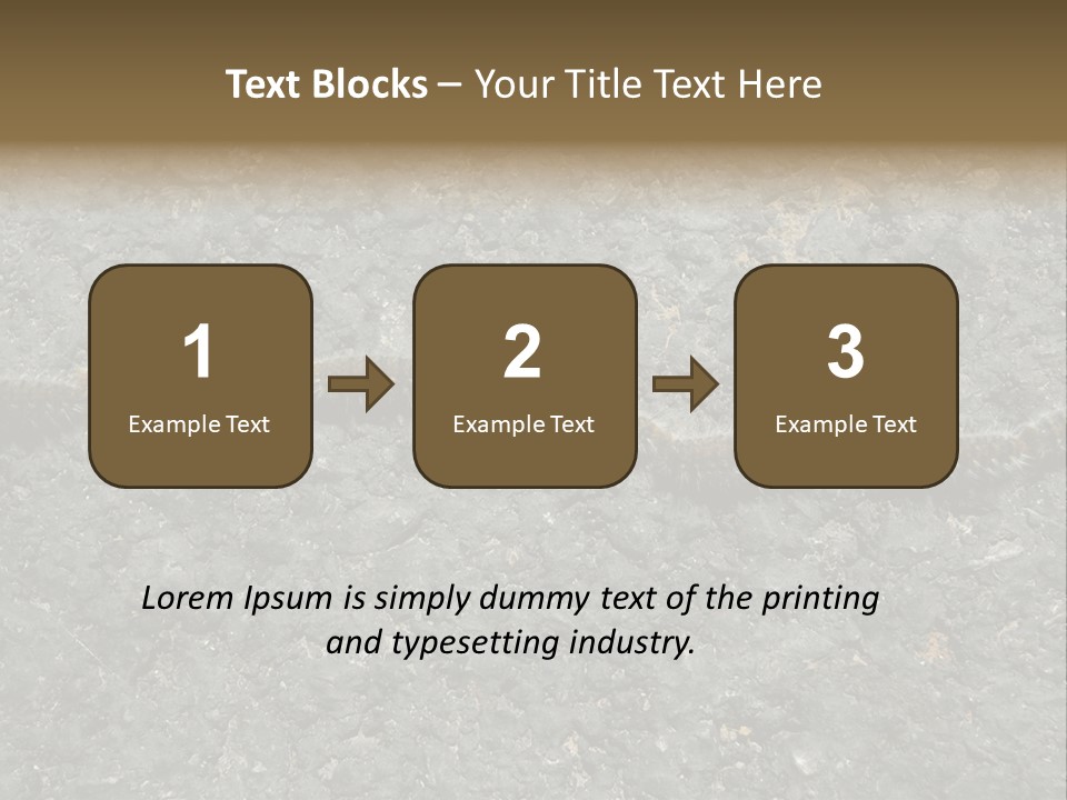 Processionary Pine Forest PowerPoint Template