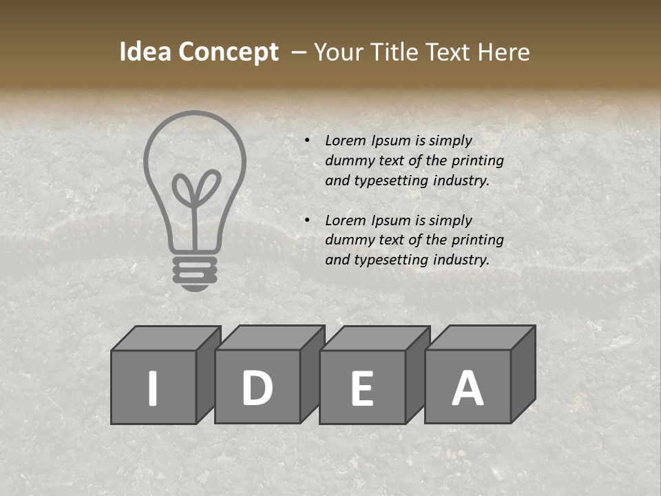 Processionary Pine Forest PowerPoint Template
