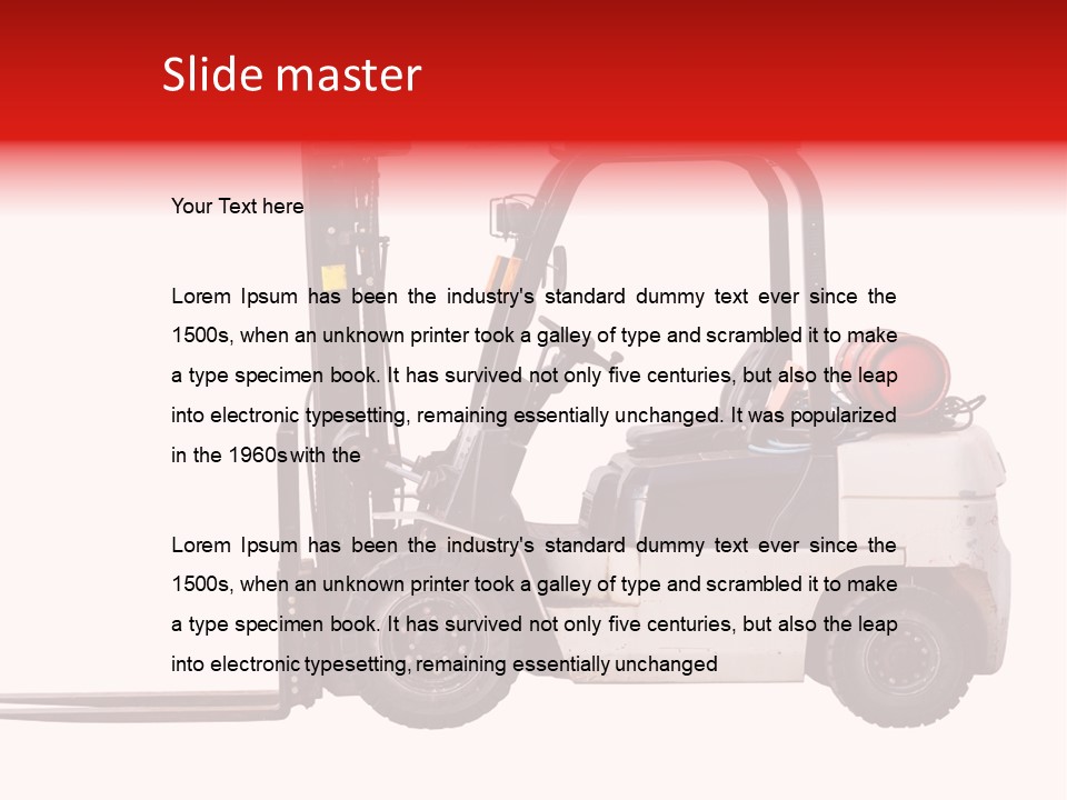Equipment Machine Nobody PowerPoint Template