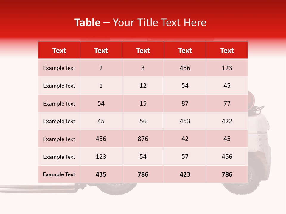 Equipment Machine Nobody PowerPoint Template
