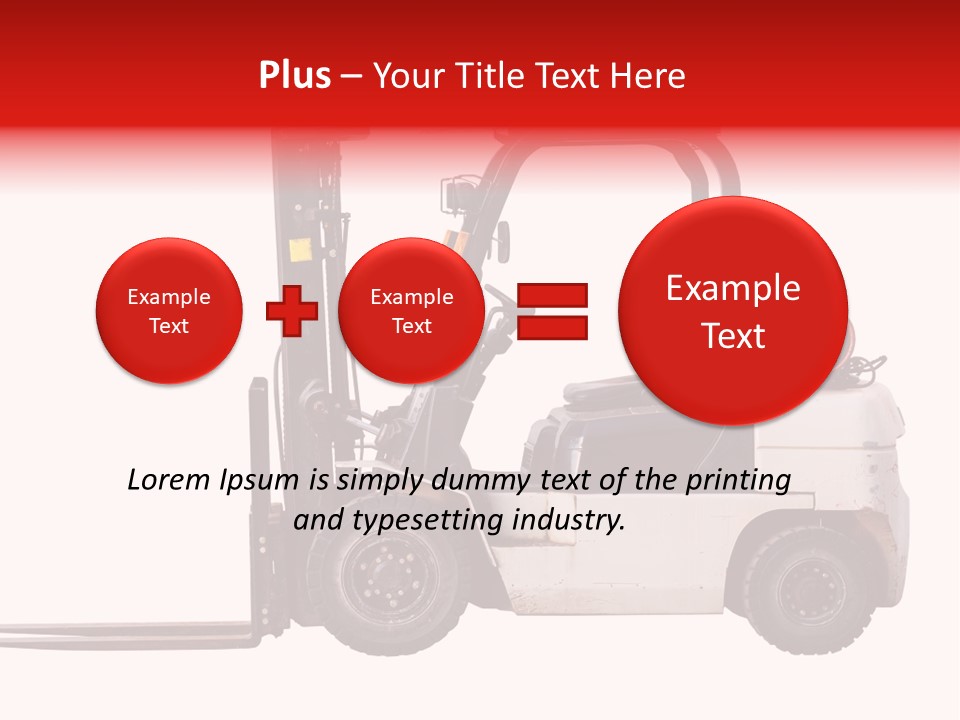 Equipment Machine Nobody PowerPoint Template