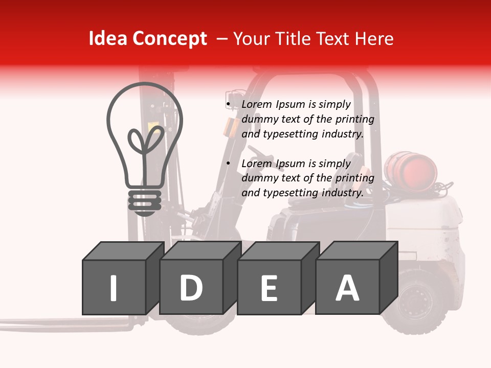 Equipment Machine Nobody PowerPoint Template