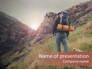 Explore Landscape View PowerPoint Template