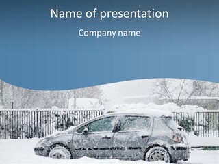 Season Climate Snowstorm PowerPoint Template