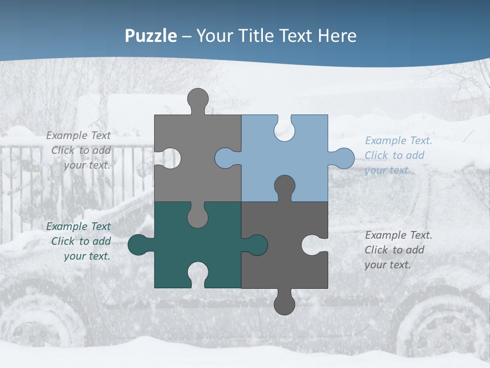 Season Climate Snowstorm PowerPoint Template