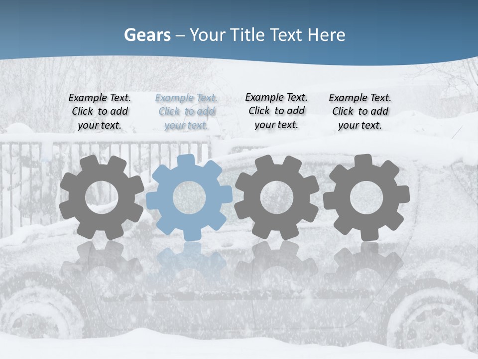 Season Climate Snowstorm PowerPoint Template