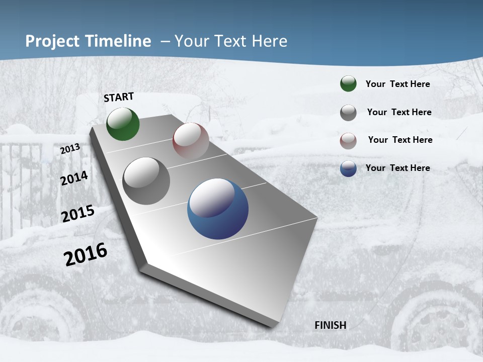 Season Climate Snowstorm PowerPoint Template