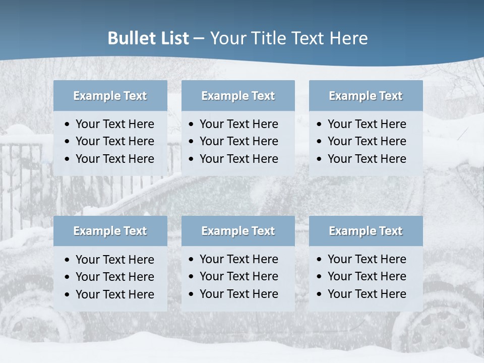Season Climate Snowstorm PowerPoint Template
