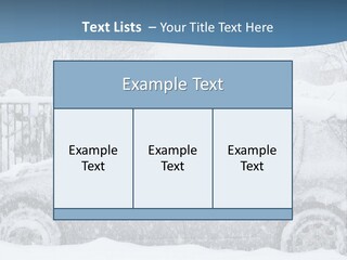 Season Climate Snowstorm PowerPoint Template