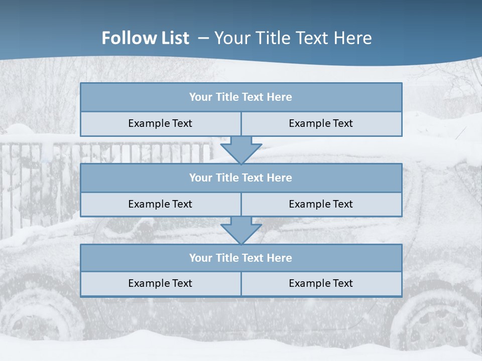 Season Climate Snowstorm PowerPoint Template