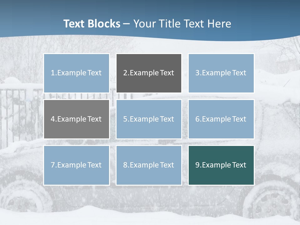 Season Climate Snowstorm PowerPoint Template