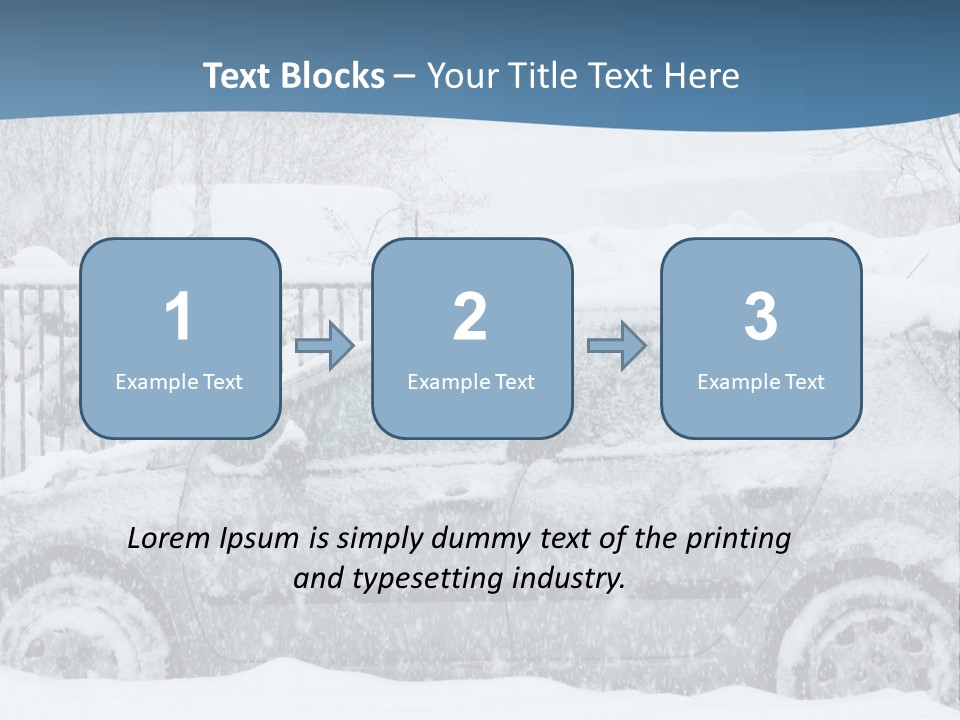 Season Climate Snowstorm PowerPoint Template